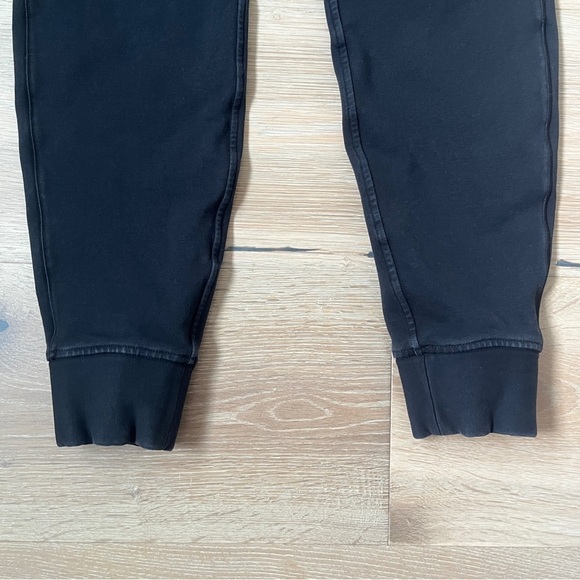 Lululemon Ready To Fleece Jogger Pants Sz 4 Black Pima Cotton Drawstring *N17 - Picture 6 of 7